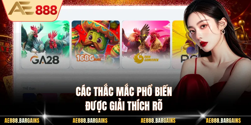 Các thắc mắc phổ biến được giải thích rõ