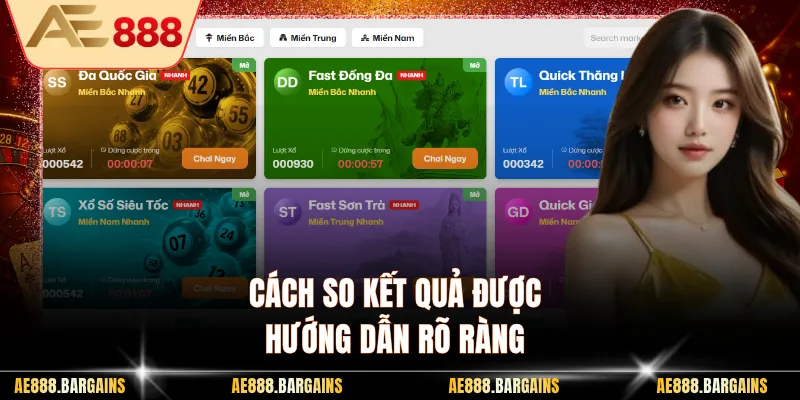 Cách so kết quả được hướng dẫn rõ ràng