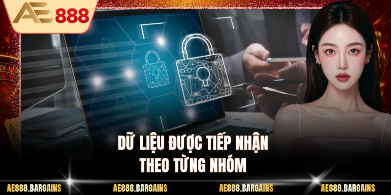 Dữ liệu được tiếp nhận theo từng nhóm