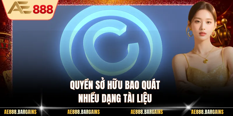Quyền sở hữu bao quát nhiều dạng tài liệu