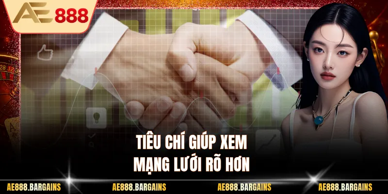 Tiêu chí giúp xem mạng lưới rõ hơn
