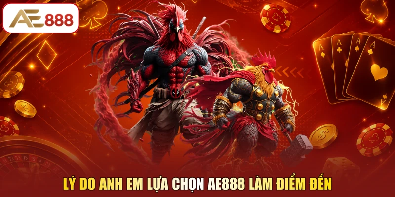 Lý do anh em lựa chọn AE888 làm điểm đến